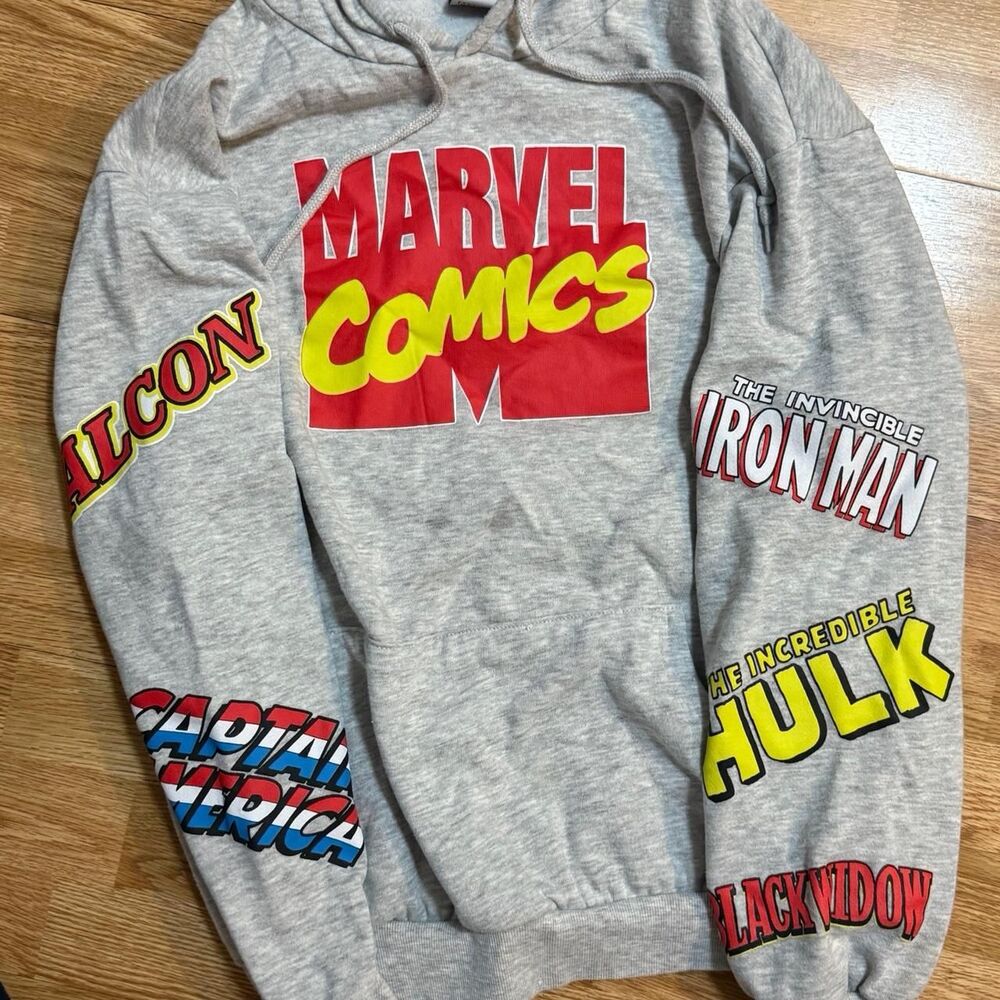 Marvel Men's Grey Hoodie